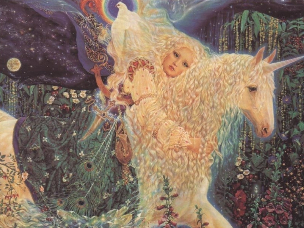 The Unicorn Girl for girl drawing